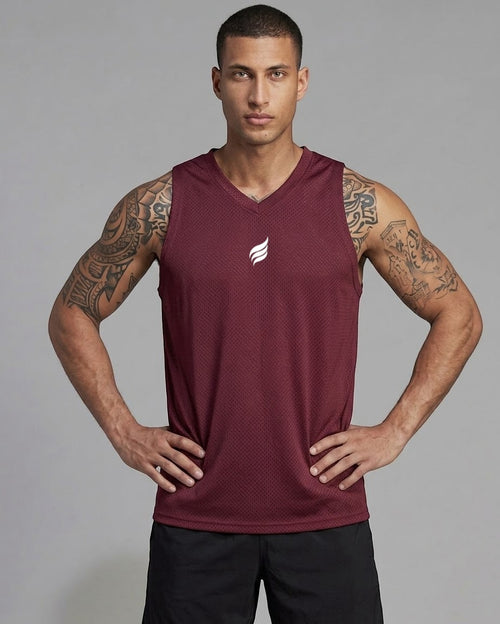 Sleeveless training shirt